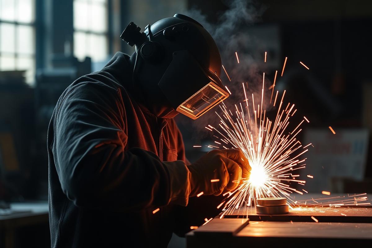 Argon welded joint